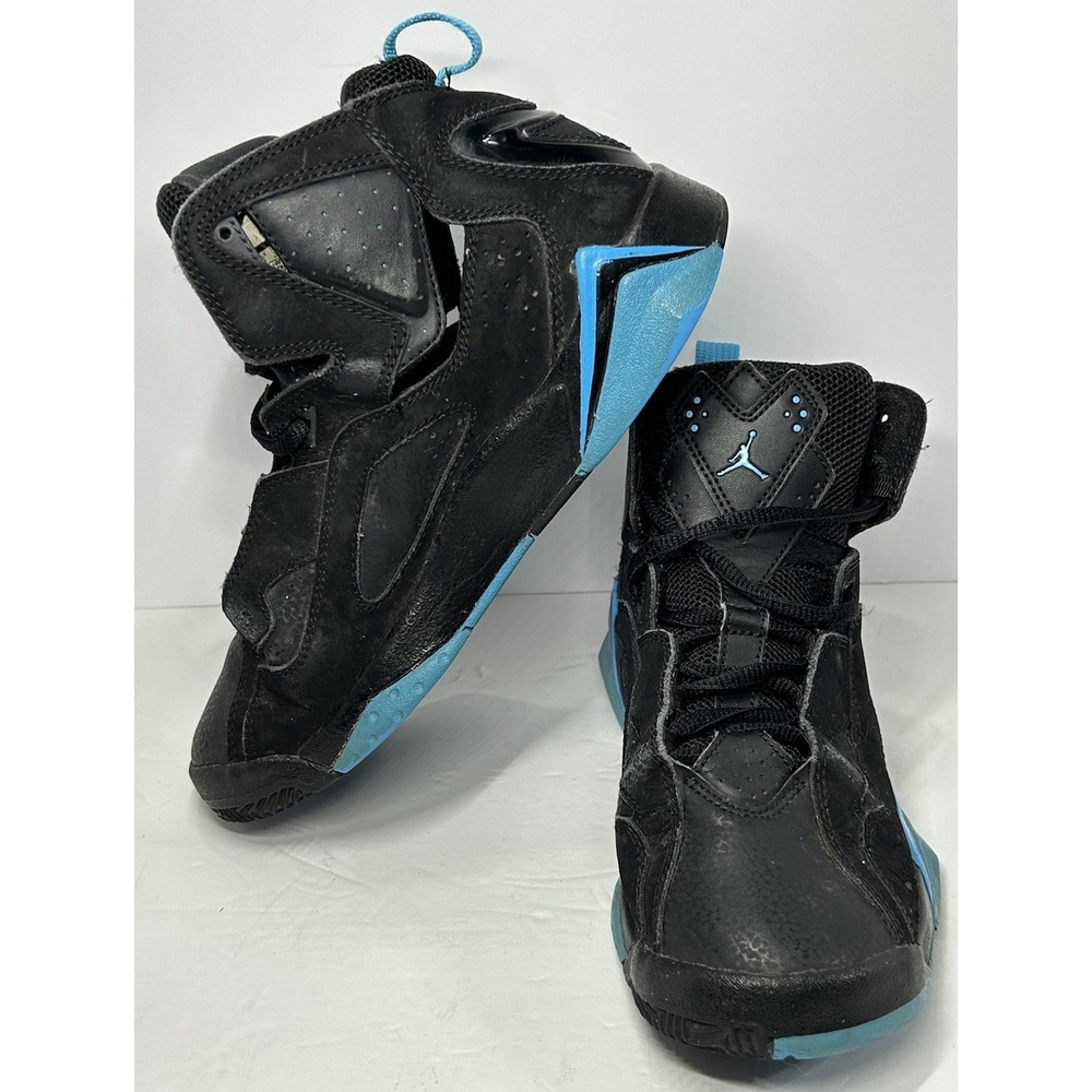 Jordan True Flight Black Game Royal Teal 342964-007 Size 5.5Y Women's 7.5